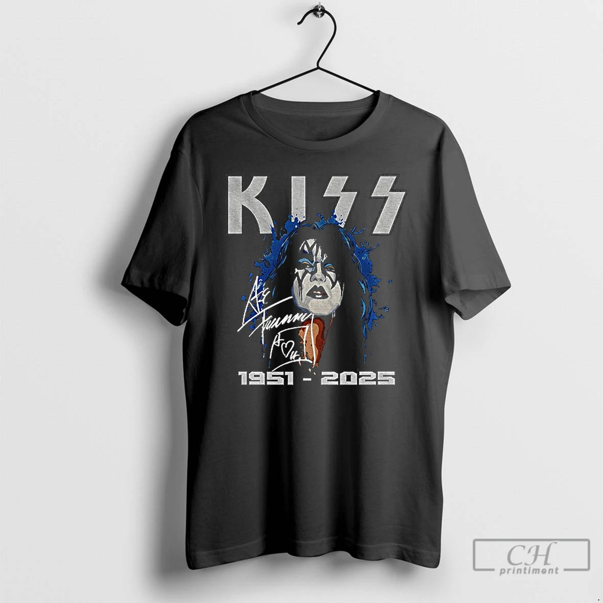 Classic Ace Frehley Memorial The Spaceman Rip Rock Legend T Shirts Hoodie
