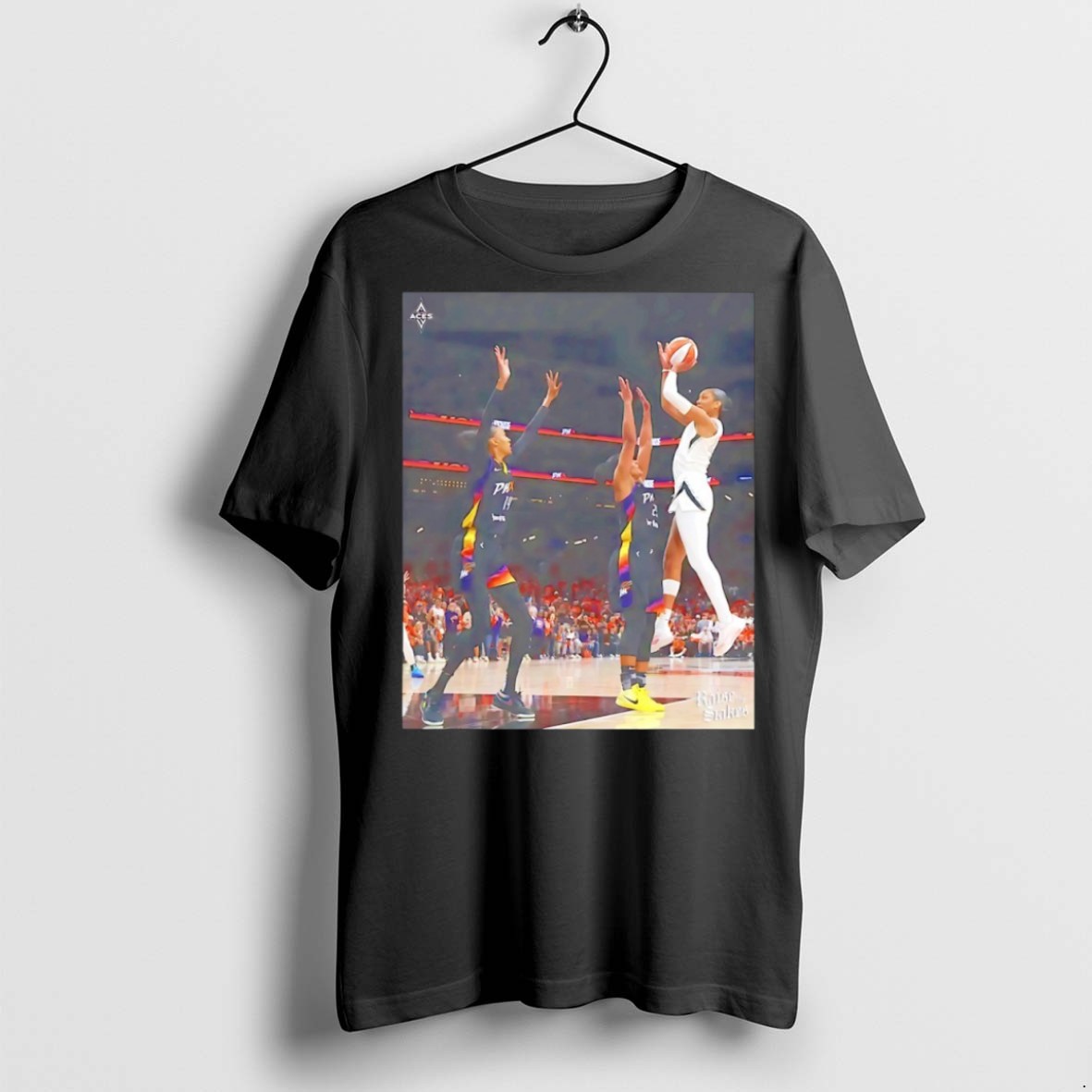 Classic Aja Wilson Hang It In The Louvre T Shirts