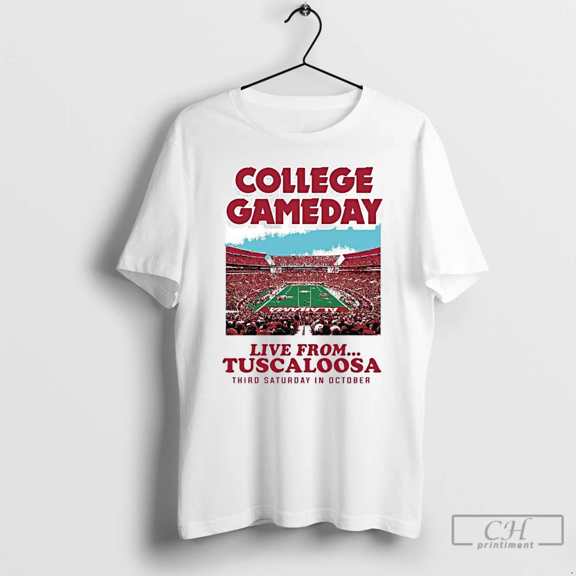 Classic Alabama Football 2025 College Gameday Live From Tuscaloosa Al October 18th T Shirts Hoodie