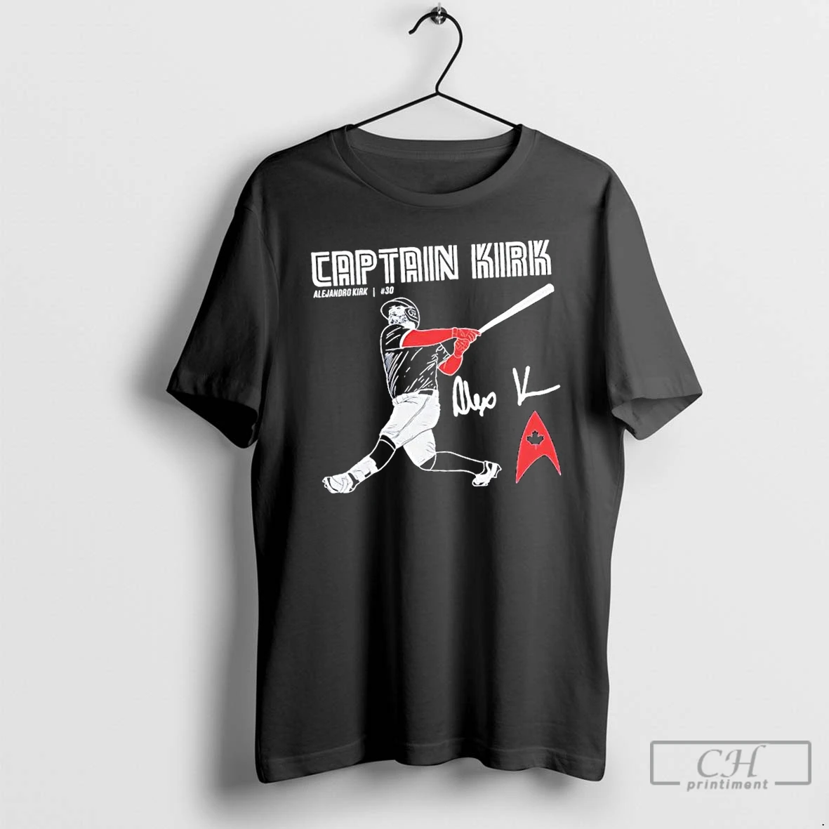 Classic Alejandro Kirk Captain Batting Signature T Shirts Hoodie Longsleeve