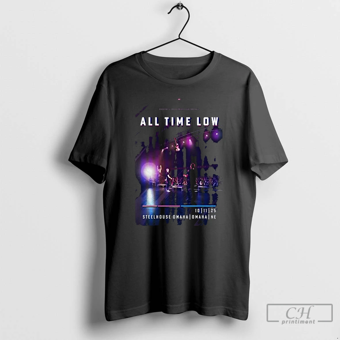 Classic All Time Low October 11 2025 Steelhouse Omaha Ne Long Sleve T Shirts Hoodie