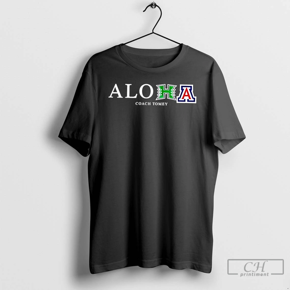 Classic Aloha Coach Tomey Hawaii University X Arizona Wild T Shirts Hoodie Longsleeve