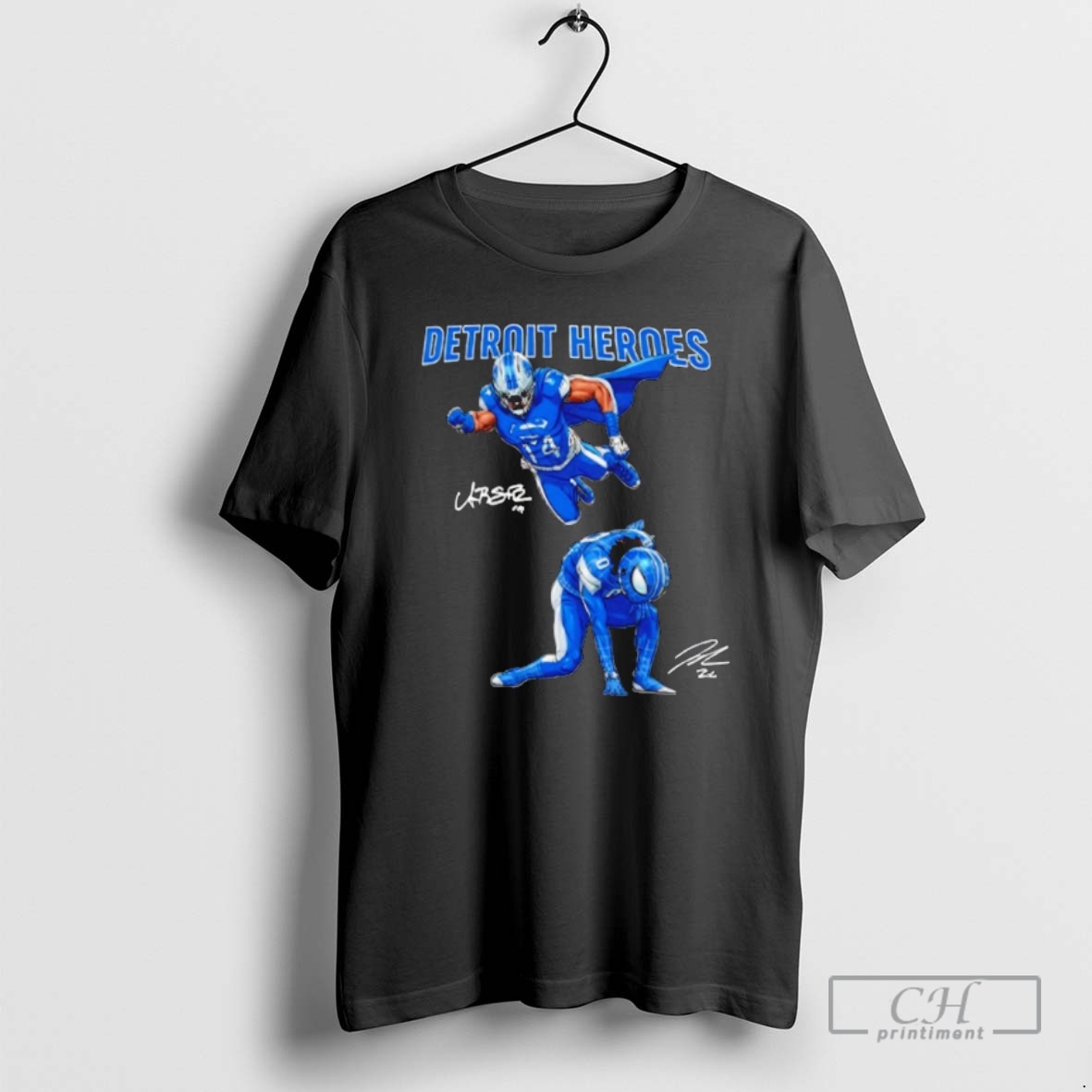 Classic Amon Ra St Brown And Jahmyr Gibbs Nfl Detroit Heroes Shirt Sweater