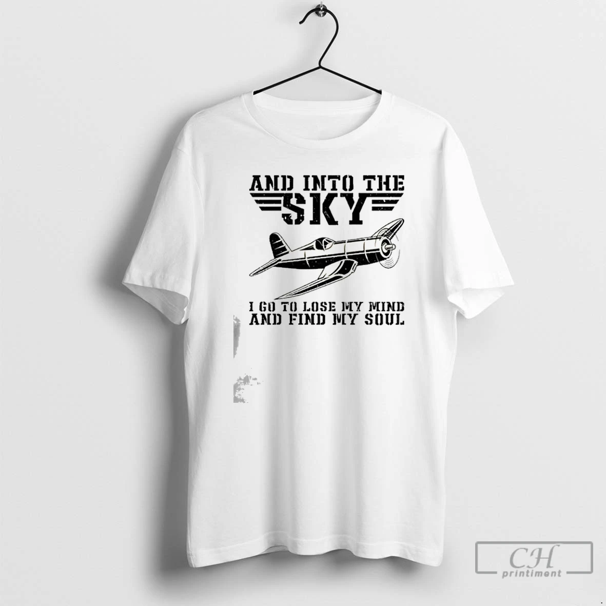 Classic And Into The Sky Pilot Flying Airplane Flight Plane Aviation Toms 2025 T Shirts Hoodie