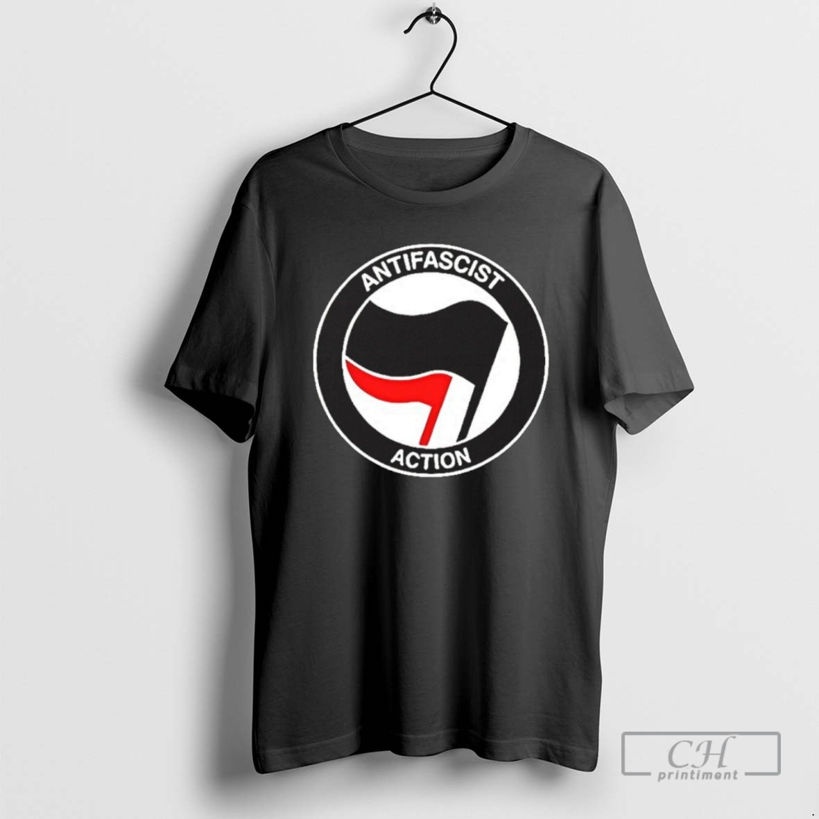 Classic Anti Fascist Action Flag T Shirts