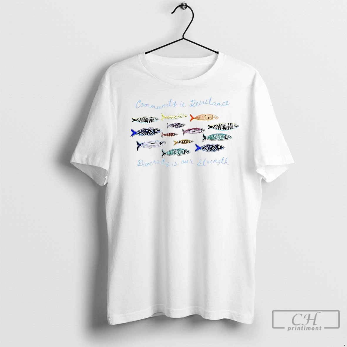 Classic Anti Ice Community Is Resistance Diversity Is Our Strength T Shirt