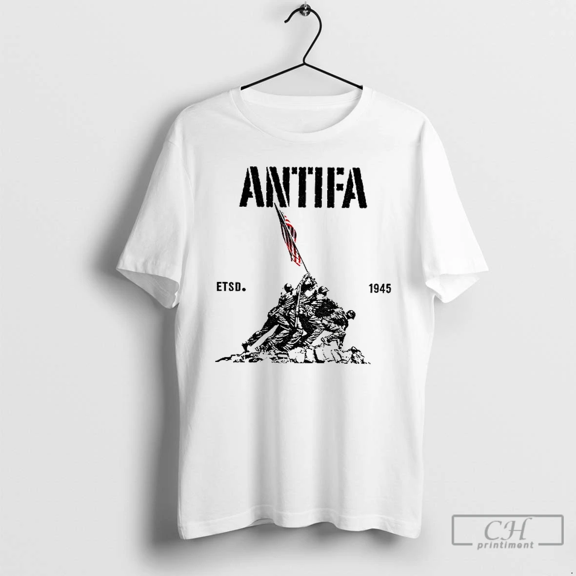 Classic Antifa Estd 1945 Pro Democracy Liberal Protest T Shirts Hoodie