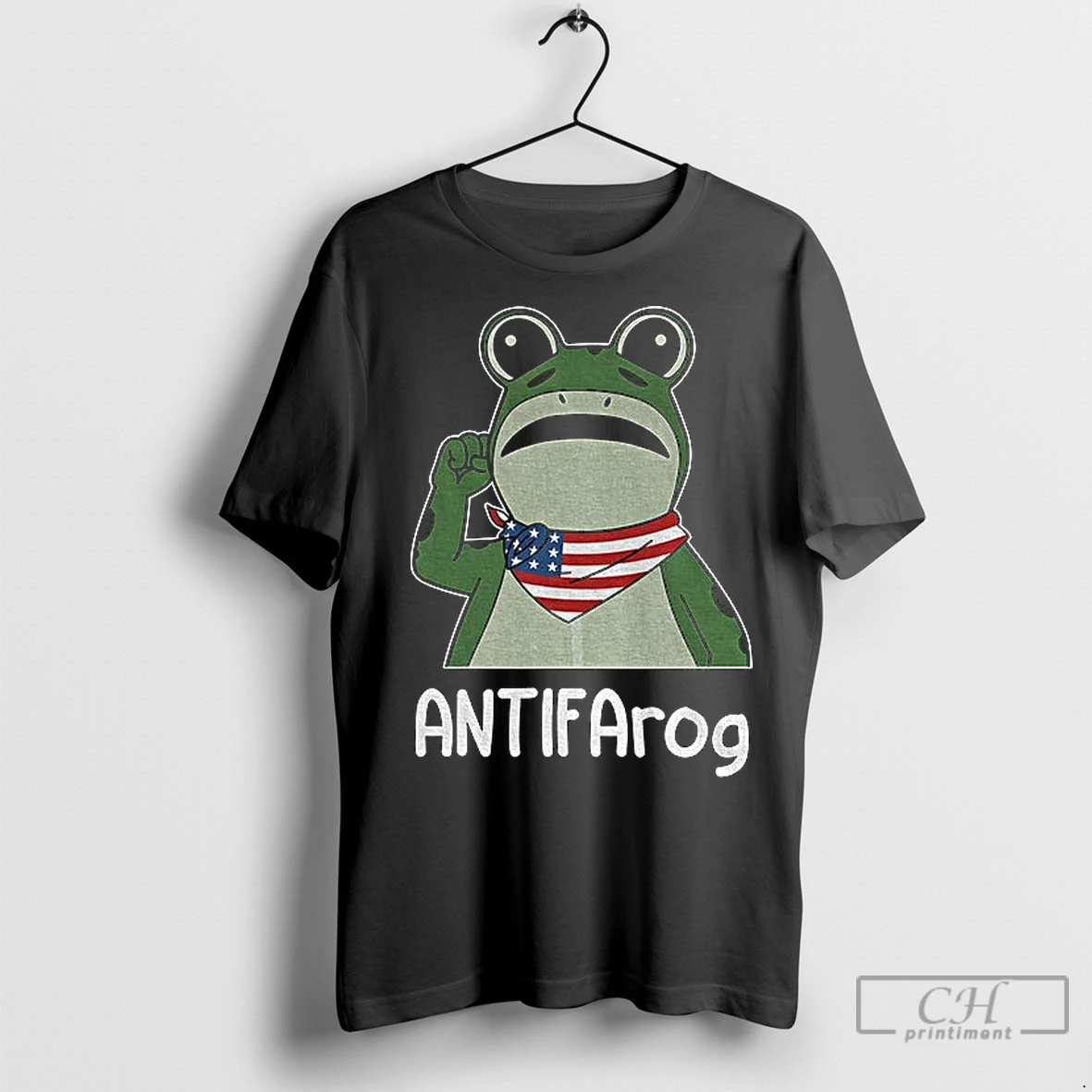 Classic Antifarog Anti Ice Portland Frog T Shirt
