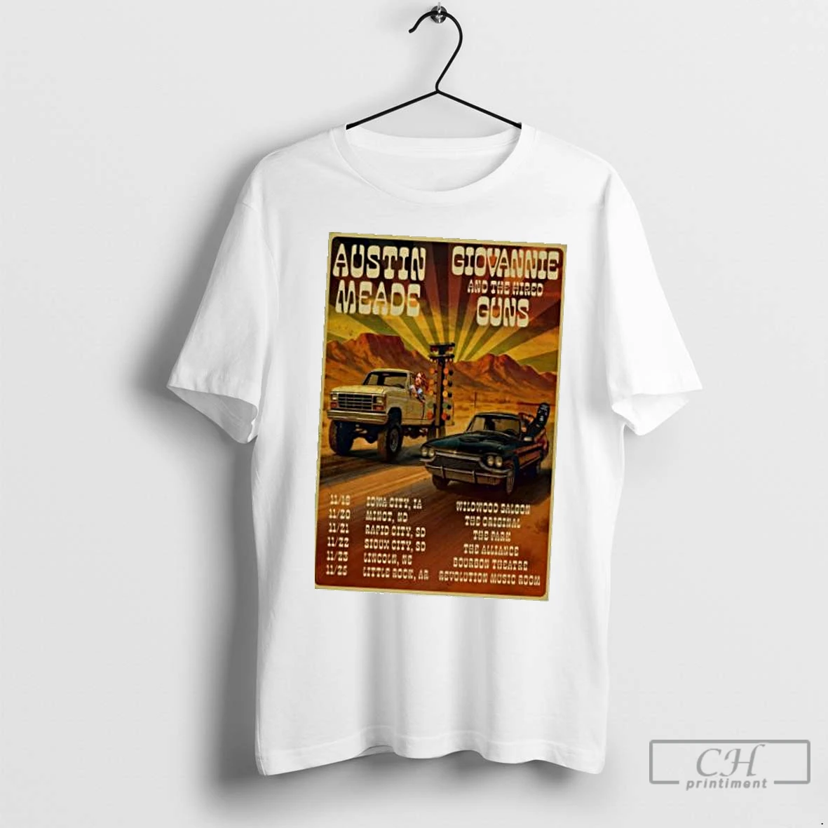 Classic Austin Meade Giovannie The Hired Guns 2025 T Shirt