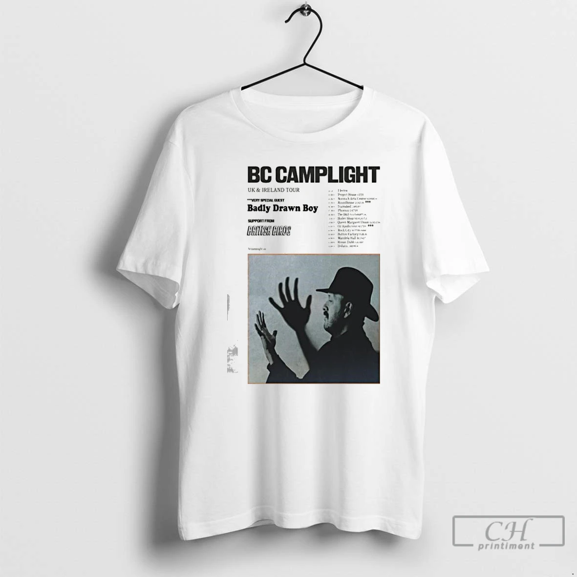 Classic Bc Camplight Uk Ireland Tour 2025 T Shirts Hoodie Longsleeve