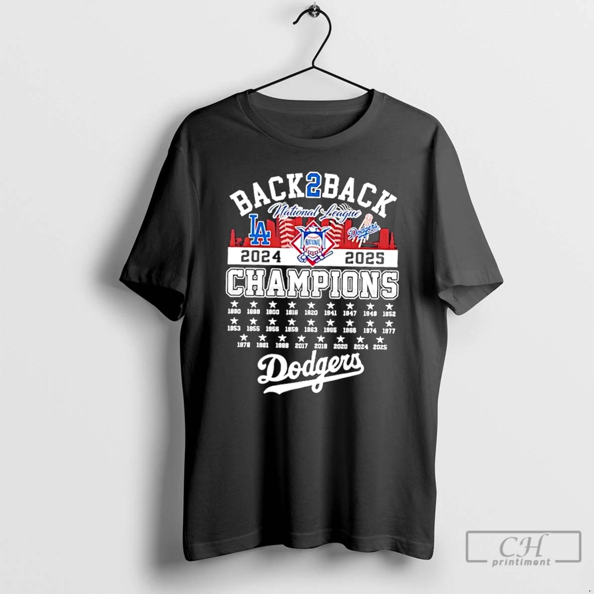 Classic Back 2 Back 2024 2025 Los Angeles Dodgers Champions All Times T Shirts Hoodie