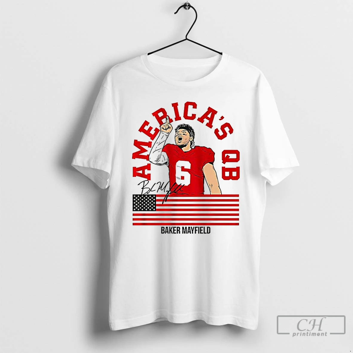 Classic Baker Mayfield Tampa Bay Buccaneers Football Americas Qb Signature Flag T Shirts Hoodie