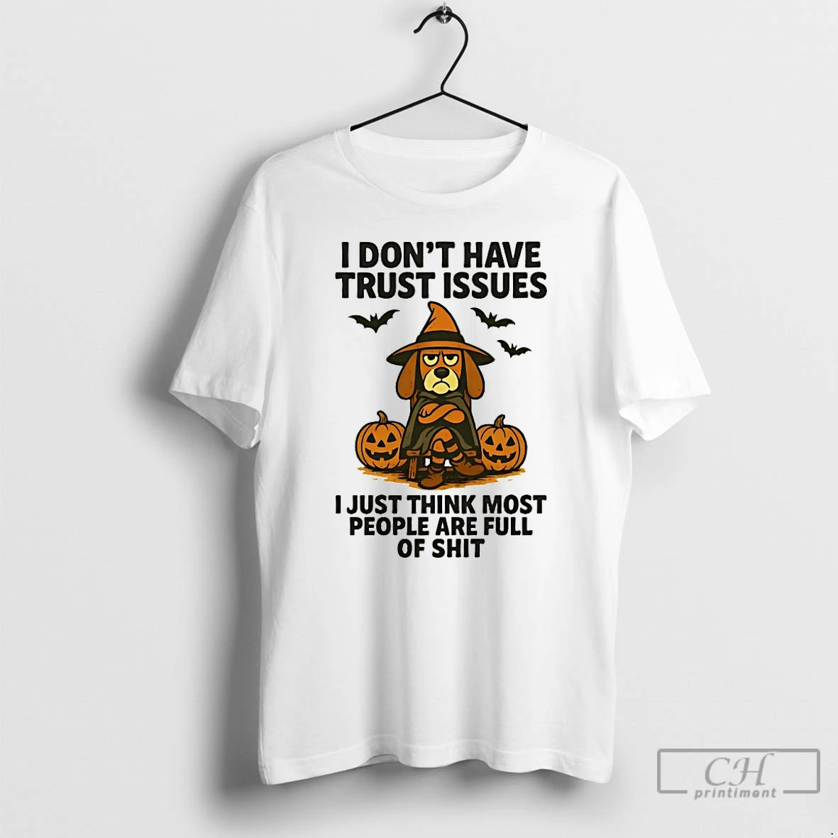 Classic Beagle I Dont Have Trust Issues Halloween T Shirts Hoodie