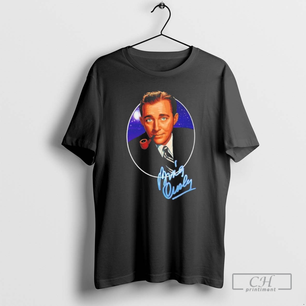 Classic Bing Crosby Pipe Portrait Signature Shirt Sweater Hoodie