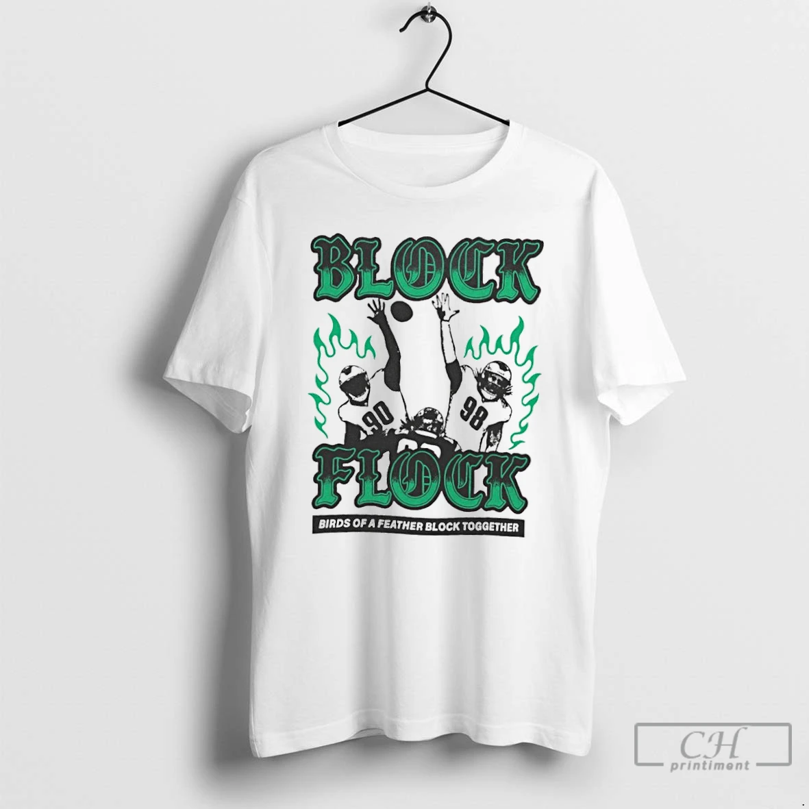 Classic Block Flock Birds Of A Feather Flock Together T Shirts Hoodie Longsleeve