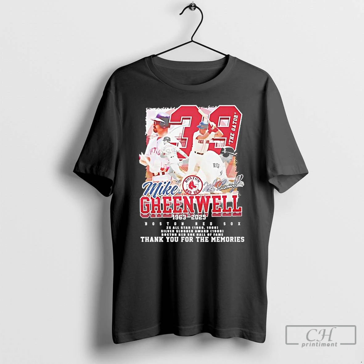 Classic Boston Red Sox Mike Greenwell 1963 2025 Thank You For The Memories T Shirts Hoodie