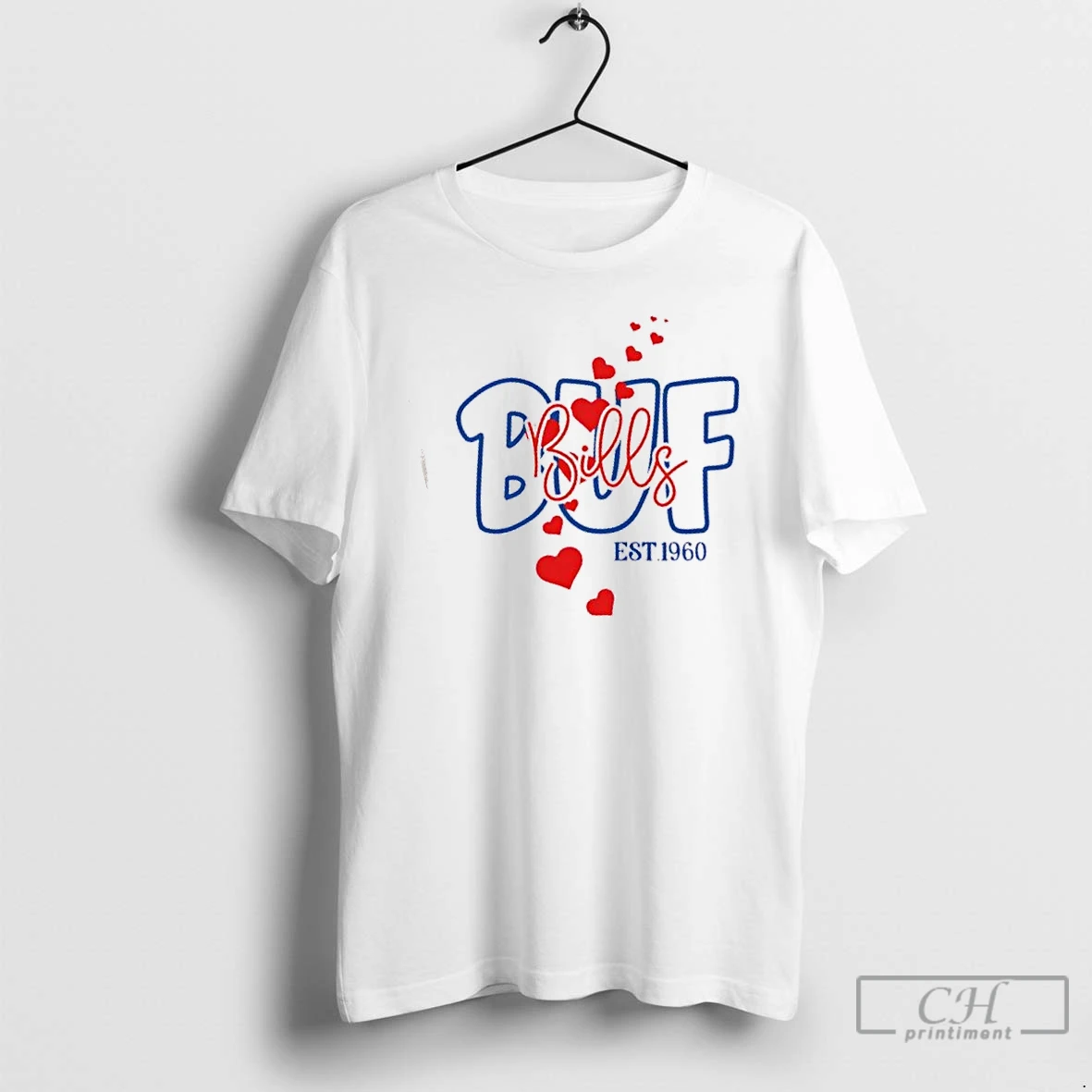 Classic Buf Buffalo Bills Est 1960 Football Fan T Shirts Hoodie