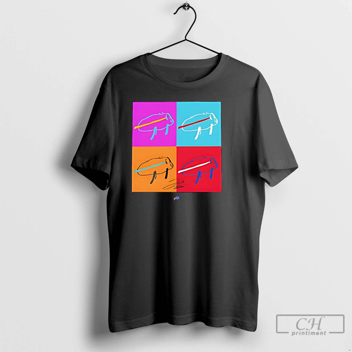 Classic Buffalo Bills Billustration Pop Art T Shirts Hoodie