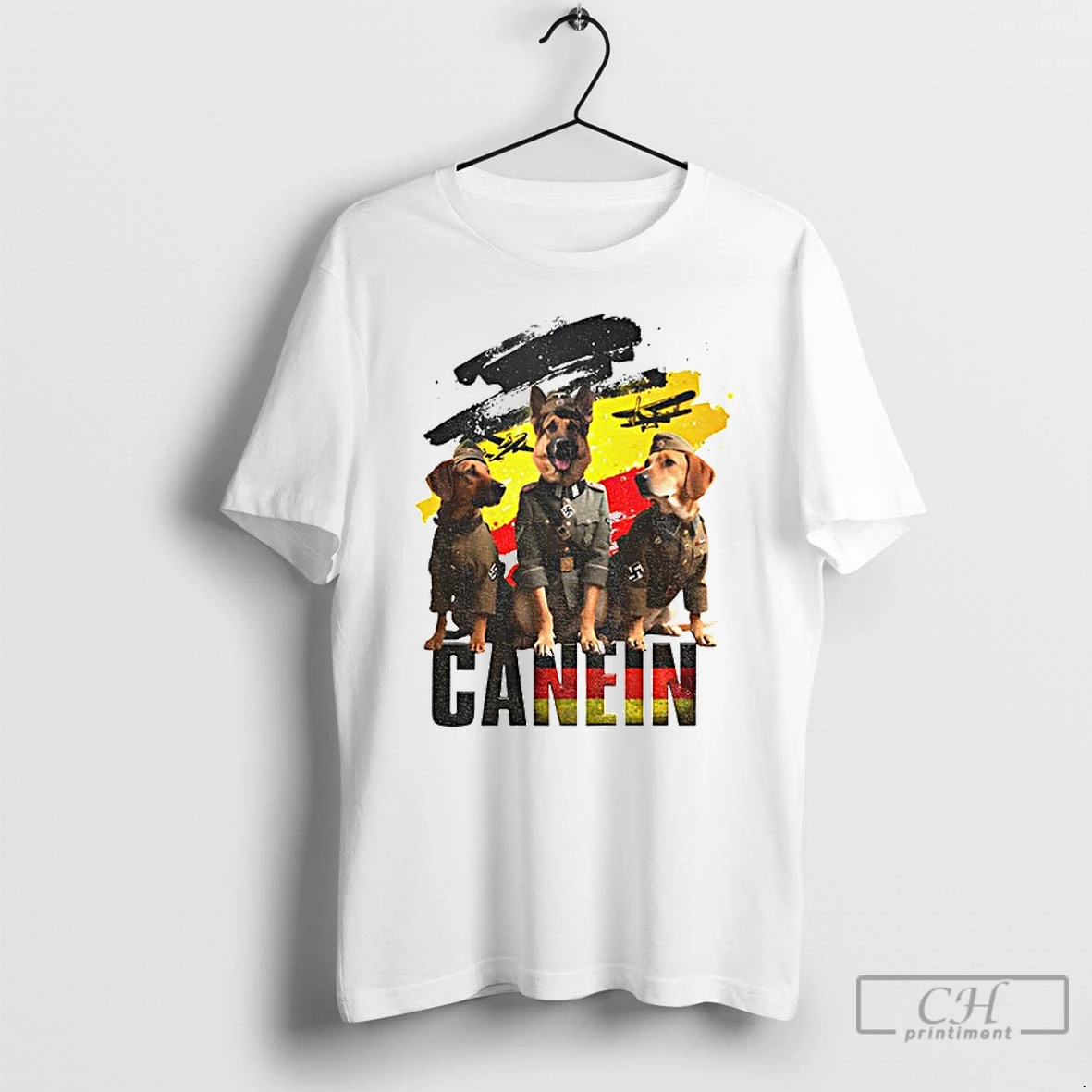 Classic Canine Canein German Shepherd Dog T Shirts Hoodie
