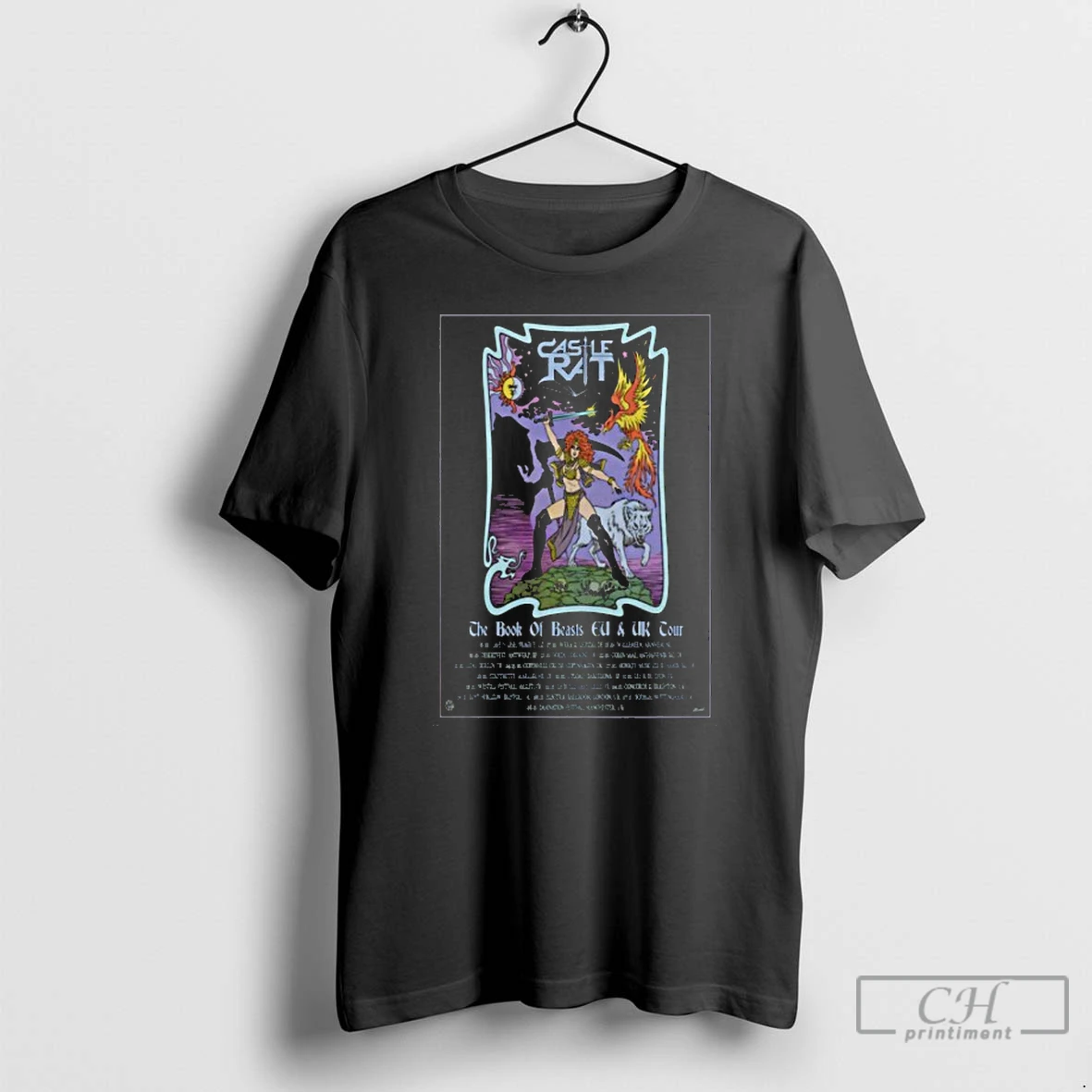 Classic Castle Rat The Book Of Beasts 2025 Eu Uk Tour T Shirts Hoodie