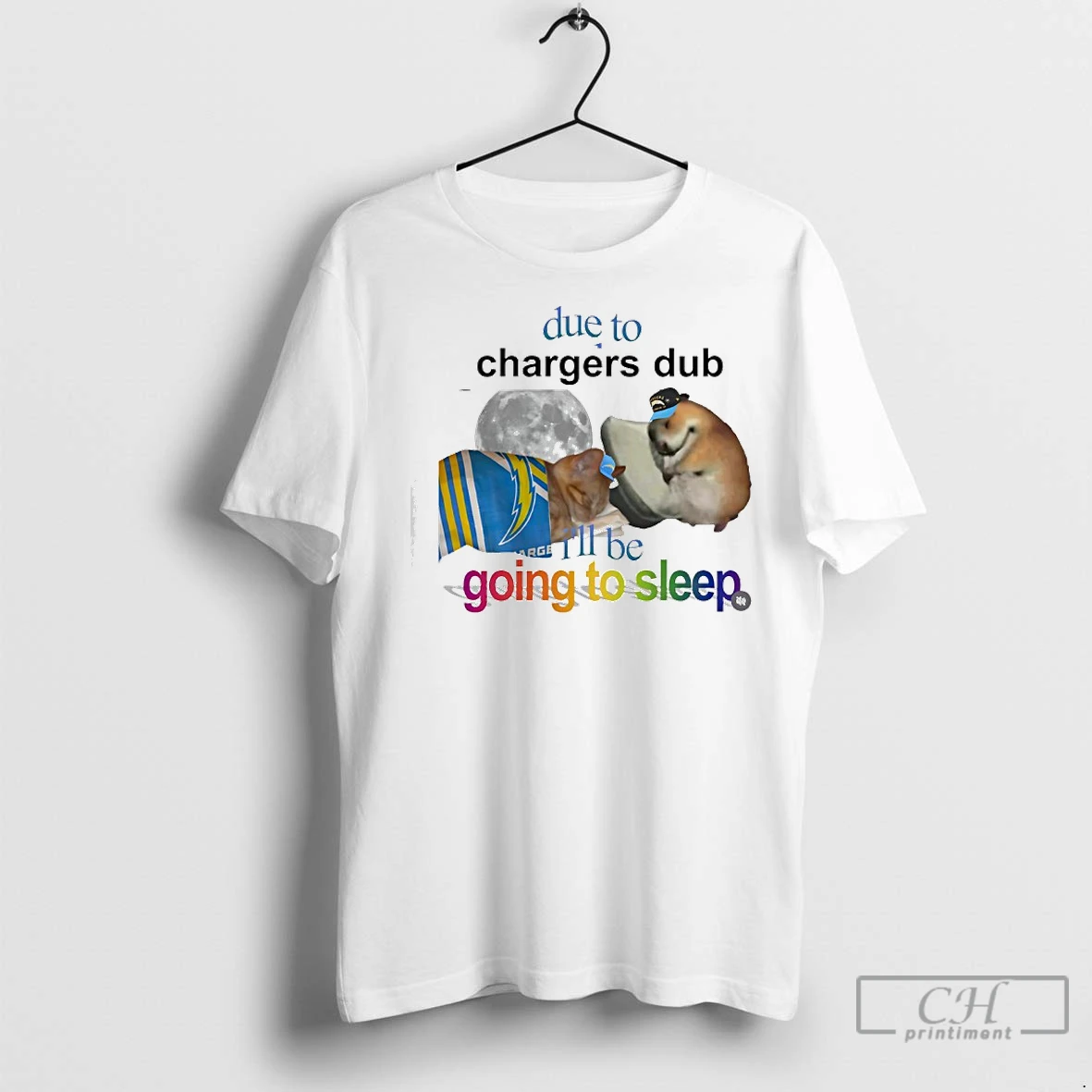 Classic Cat Due To Chargers Dub Ill Be Going To Sleep T Shirt