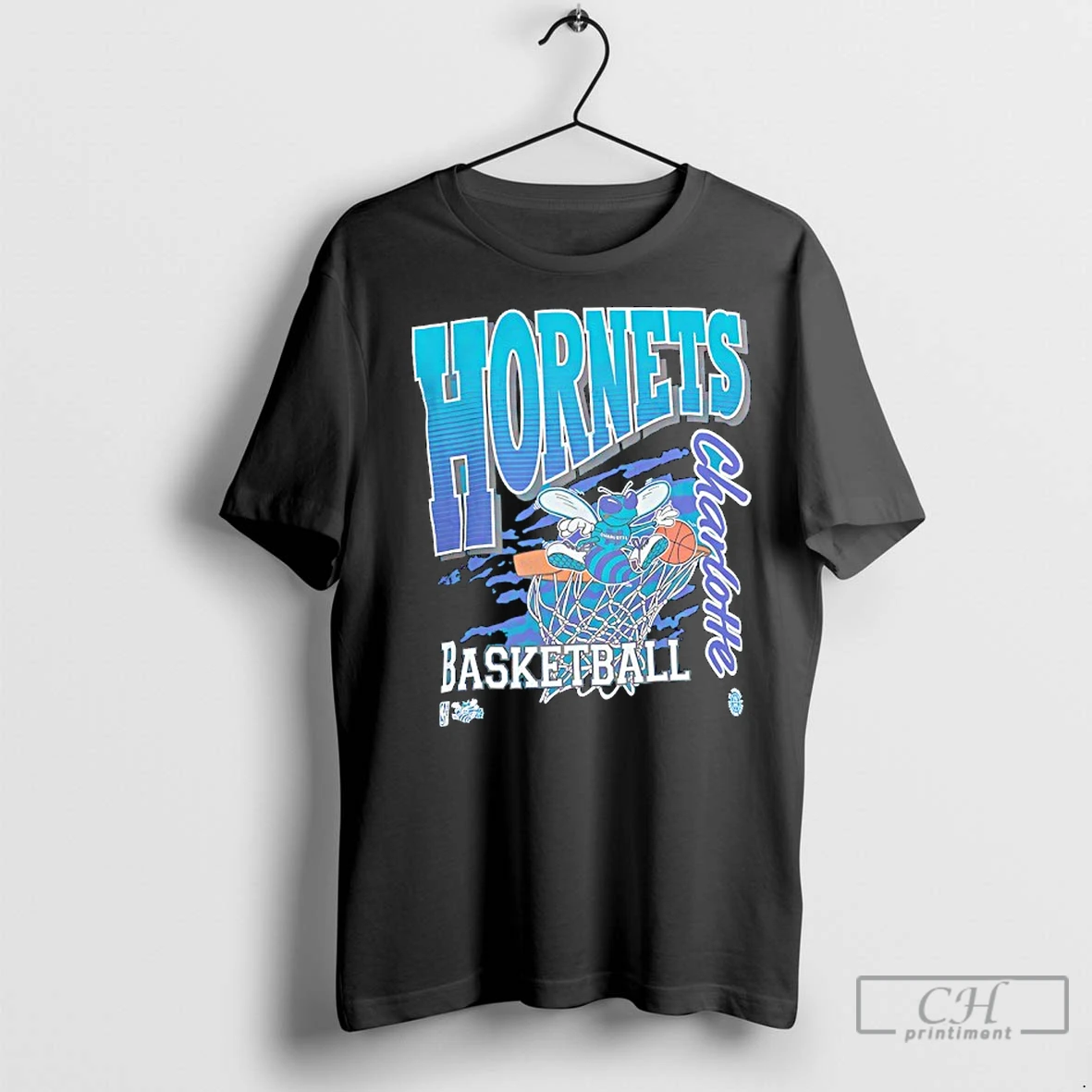 Classic Charlotte Hornets Nba Basketball Mascot T Shirt