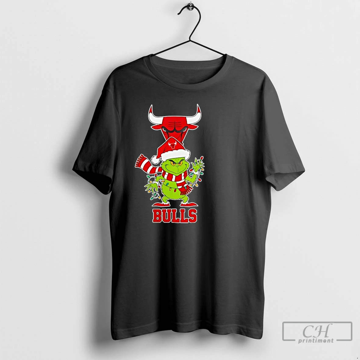 Classic Chicago Bulls X Grinch Santa Nba Christmas T Shirts Hoodie