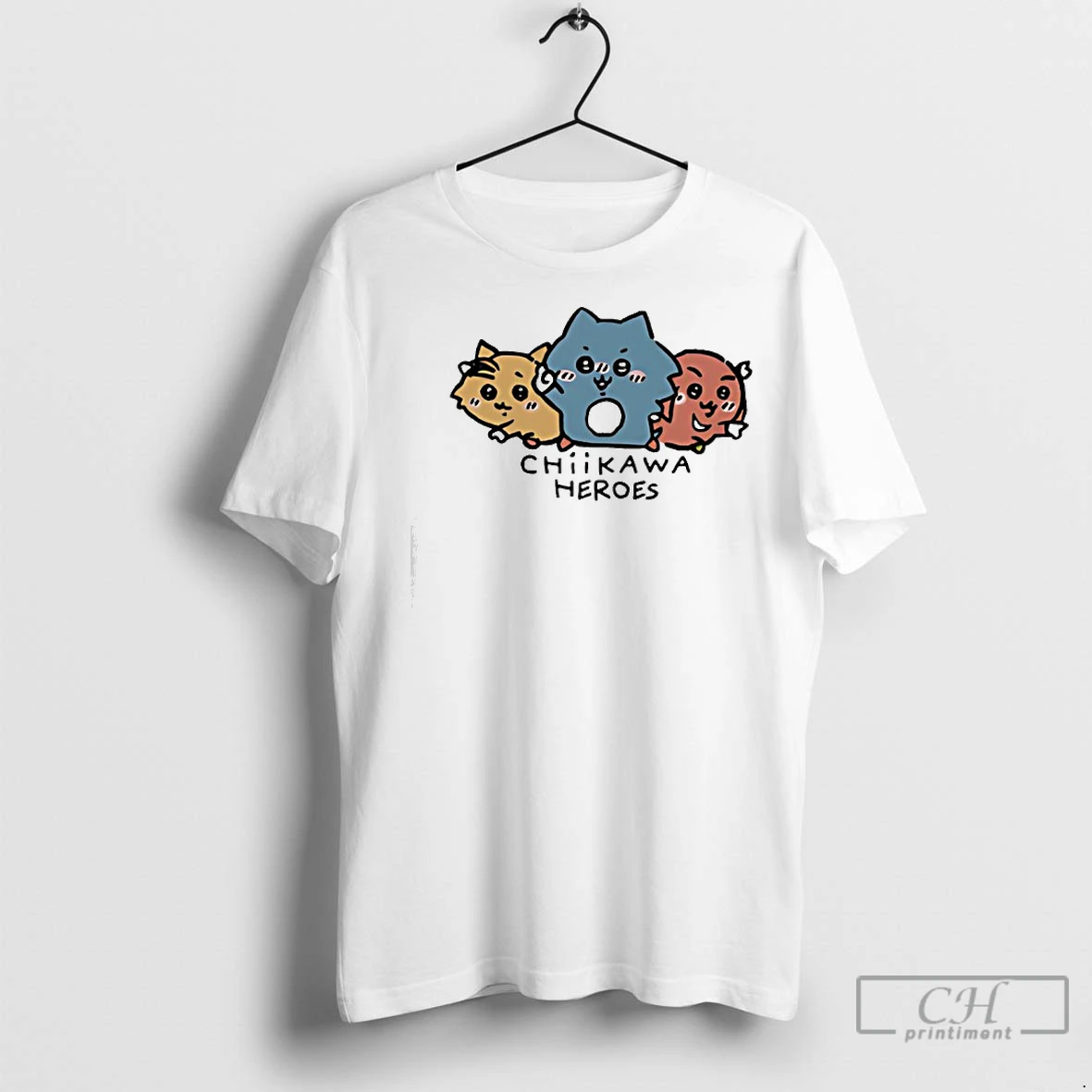 Classic Chiikawa Heroes T Shirt