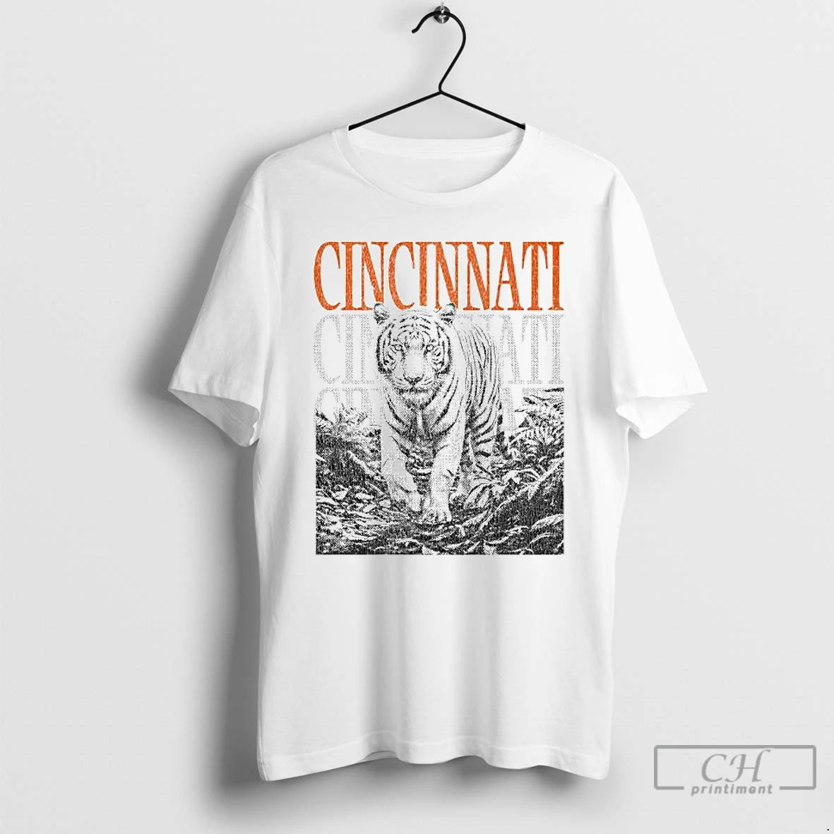 Classic Cincinnati Cyclones Jungle Vibes White Tiger Ornaments T Shirts Hoodie