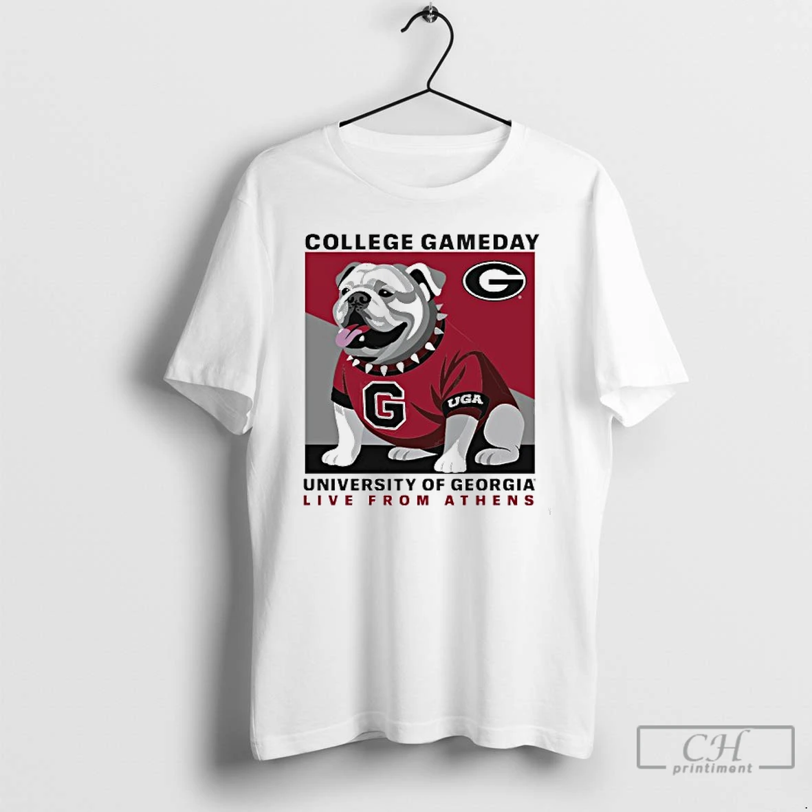 Classic College Gameday 2025 Georgia Bulldogs Mascot Live From Athens T Shirts Hoodie
