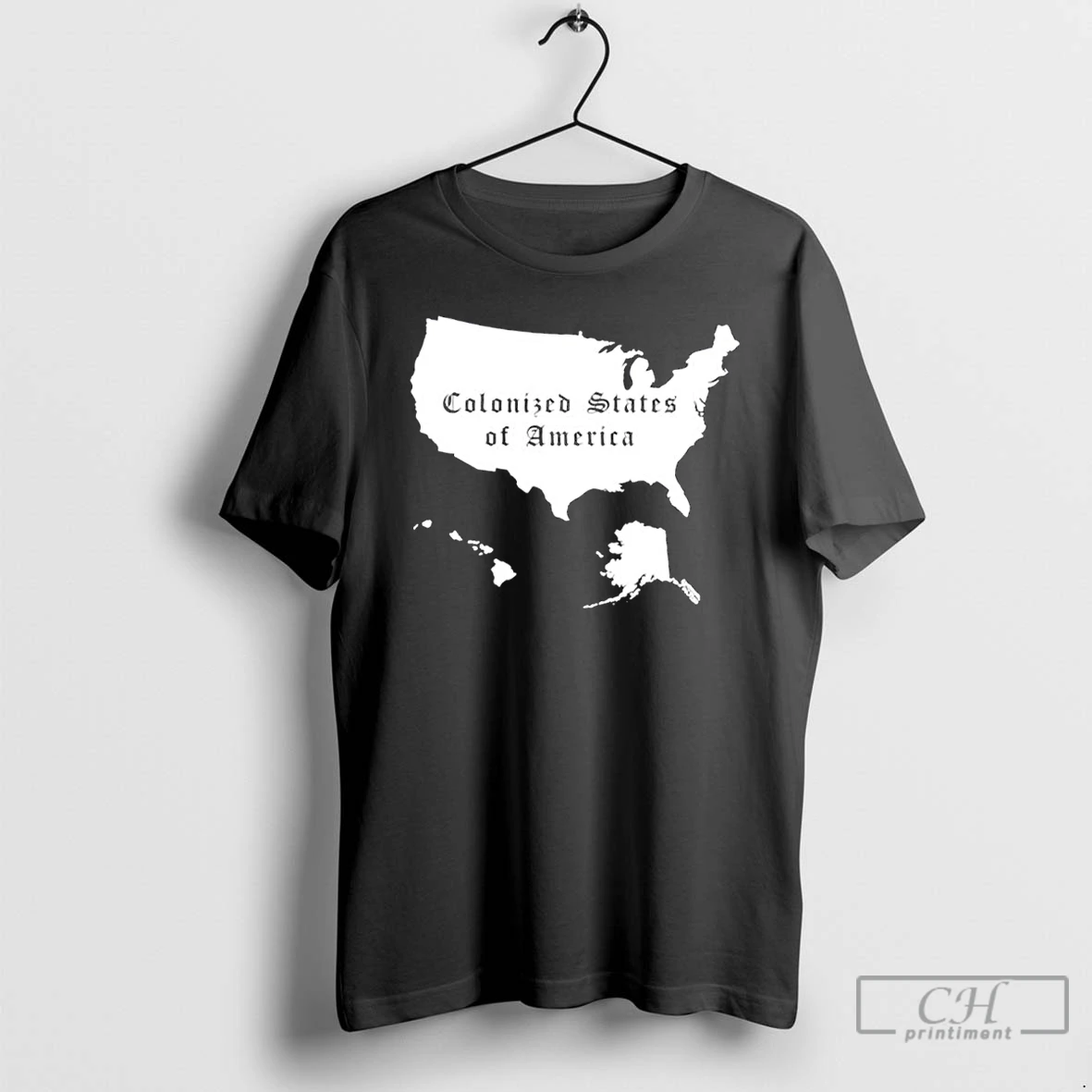 Classic Colonized States Of America Map T Shirts Hoodie