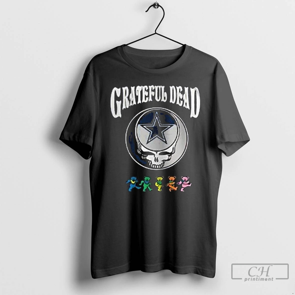 Classic Dallas Cowboys Grateful Dead 60th Anniversary Nfl 2025 Football Long Sleve T Shirts Hoodie