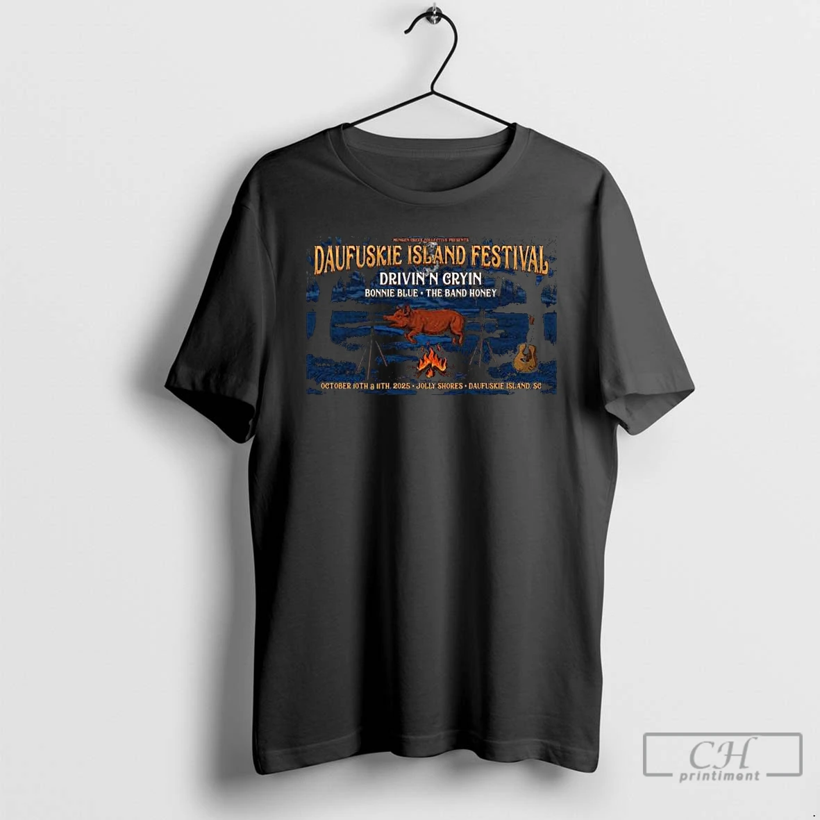 Classic Daufuskie Island Festival Jolly Shores October 10 11 2025 South Carolina Tour Long Sleve T Shirts Hoodie