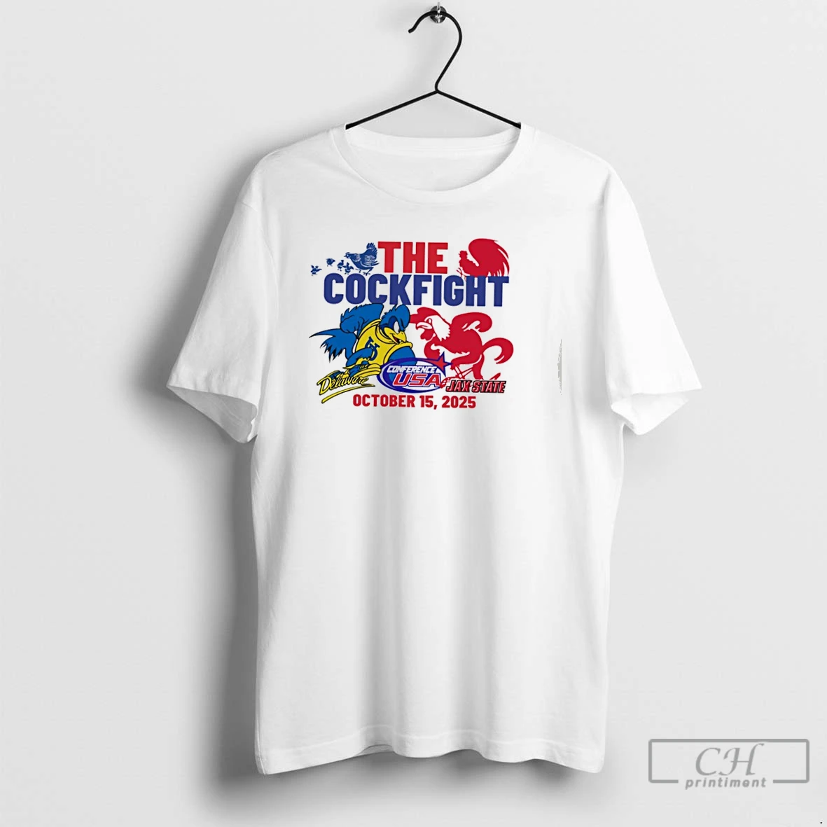 Classic Delaware Fightin Blue Hens Vs Jacksonville State Gamecocks 2025 The Cockfight T Shirts Hoodie