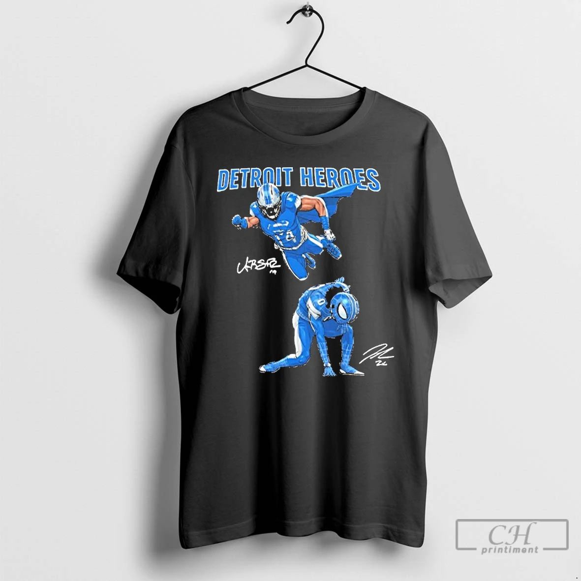 Classic Detroit Heroes Amon Ra St Brown And Jahmyr Gibbs T Shirts Hoodie