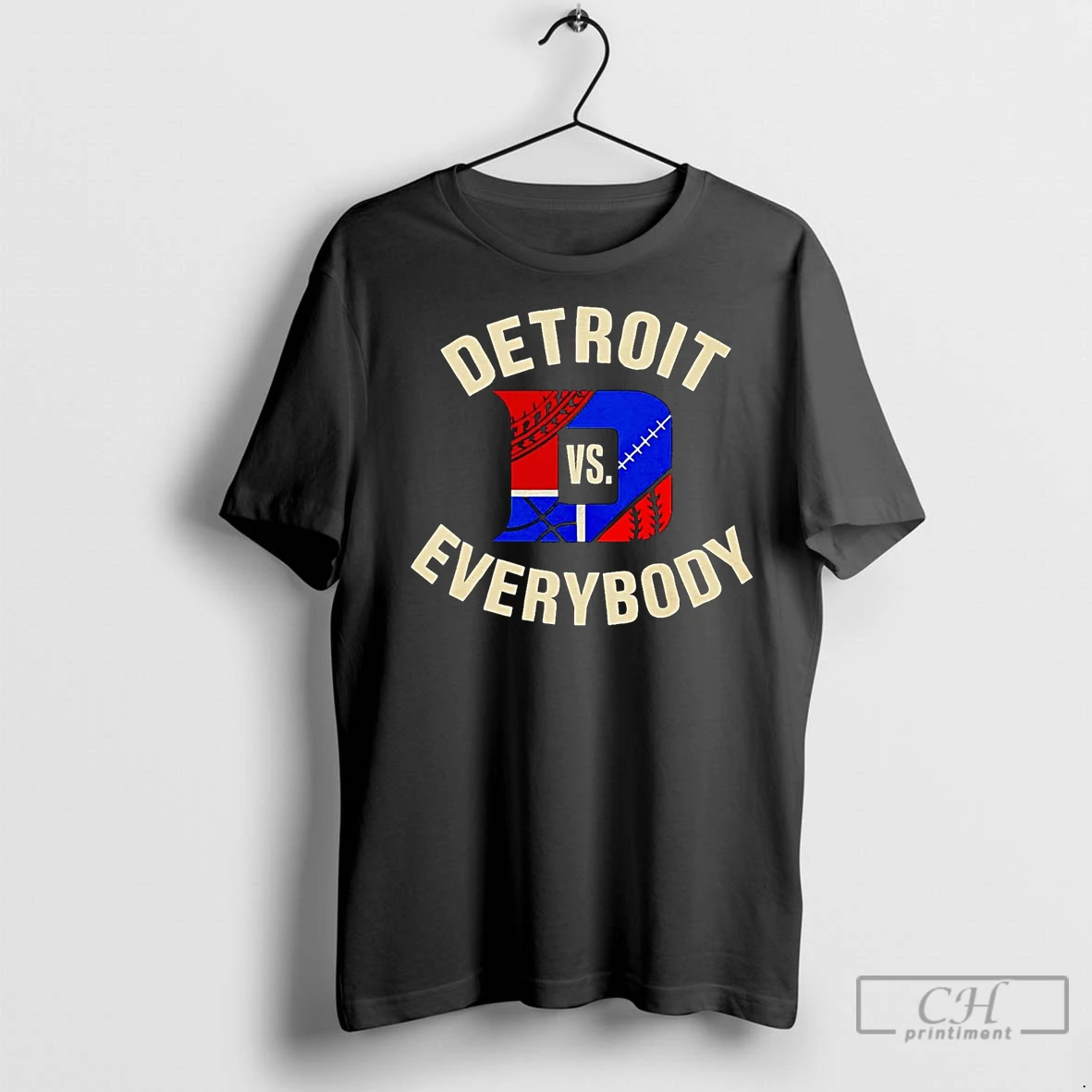 Classic Detroit Vs Everybody Sports Teams T Shirt