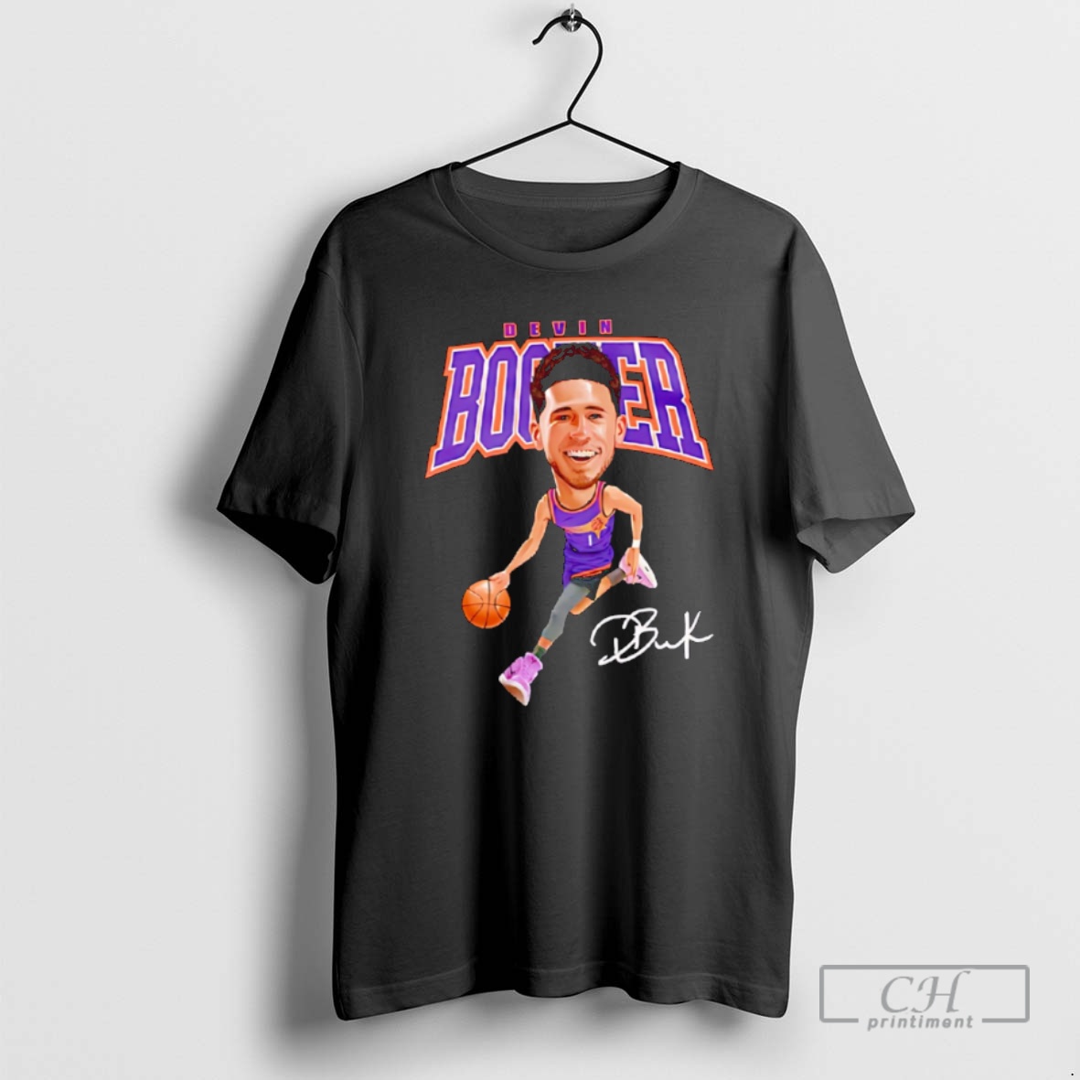 Classic Devin Booker Phoenix Suns Nba Signature Cartoon Shirt Sweater Hoodie