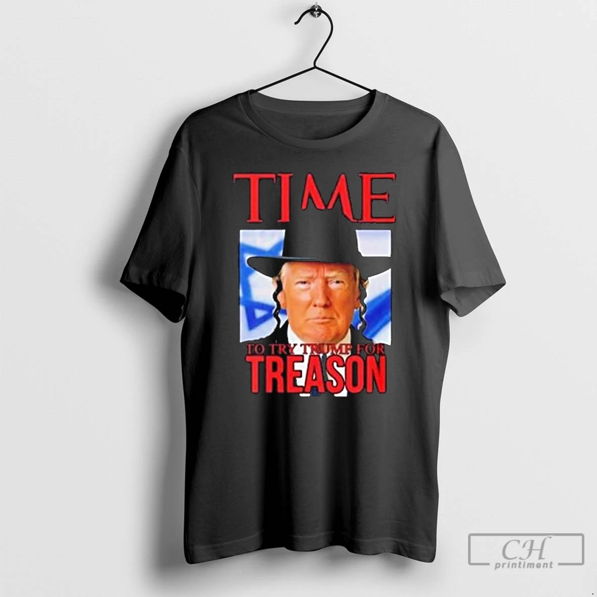 Classic Donald Trump Time To Try Trump For Treason Long Sleve T Shirts Hoodie