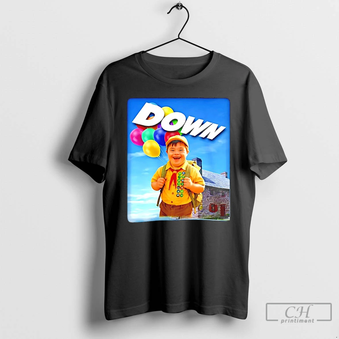 Classic Down Up Movie 2009 Parody T Shirts Hoodie Longsleeve