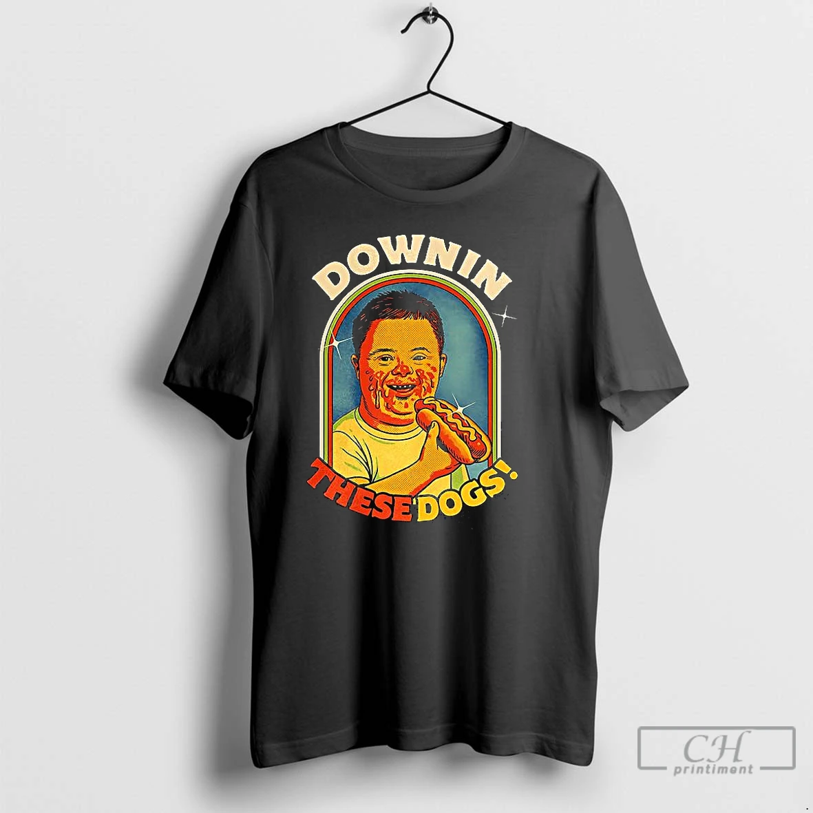 Classic Downin These Dogs Down Syndrome Parody T Shirts Hoodie