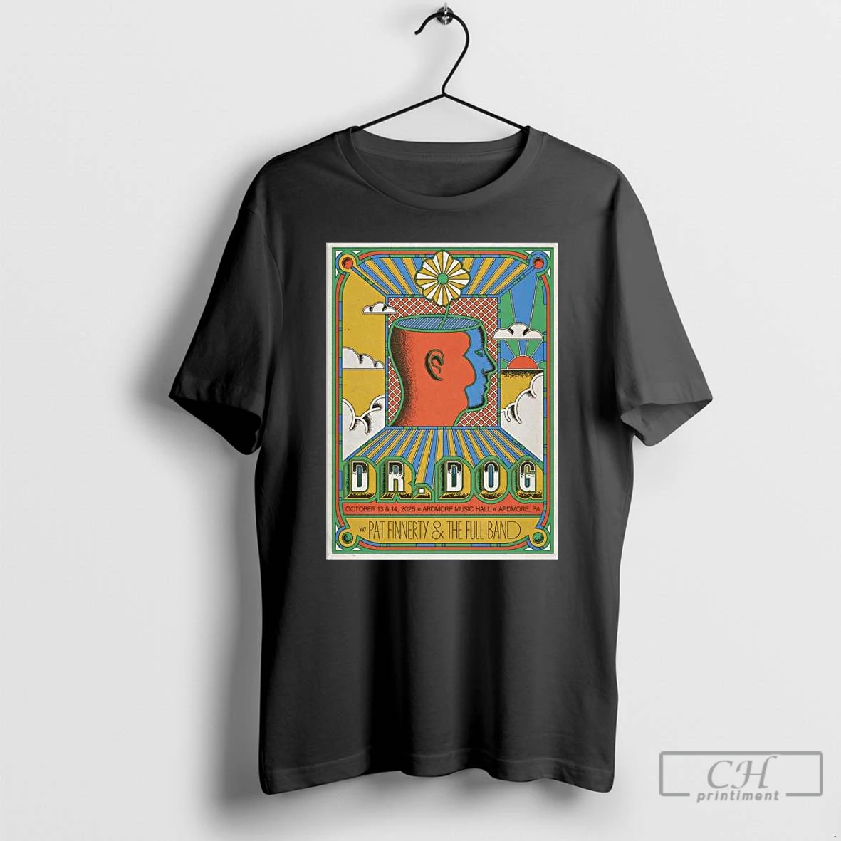 Classic Dr Dog Octiber 13 14 2025 Ardmore Music Hall In Ardmore Pa Long Sleve T Shirts Hoodie