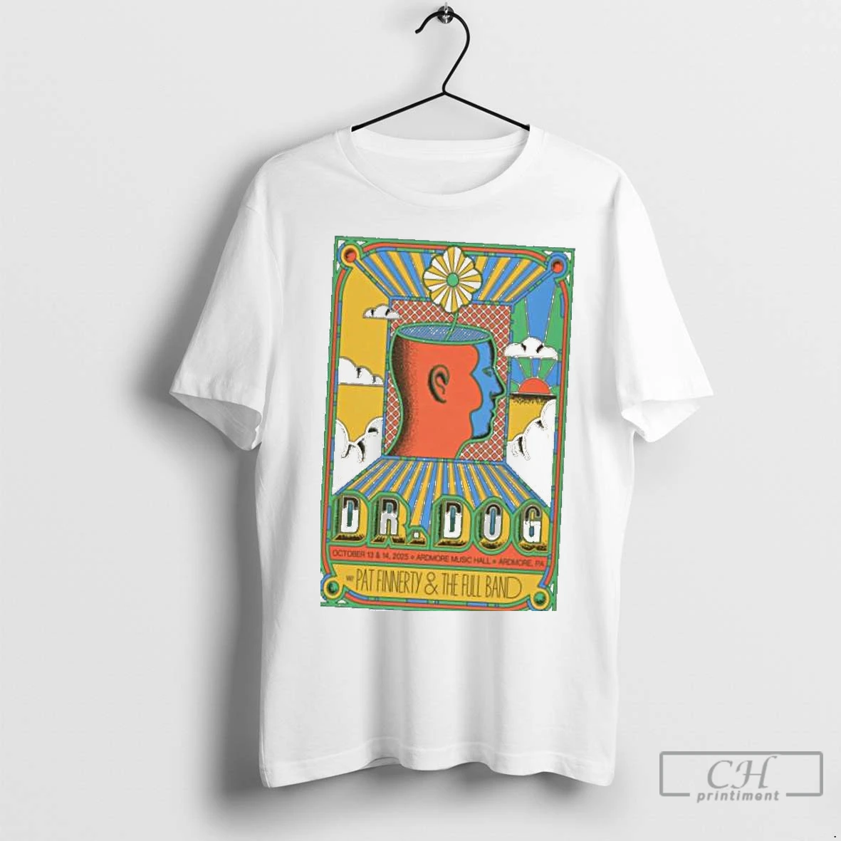 Classic Dr Dog Pat Finnerty The Full Band Ardmore Pa October 13 14 2025 Concert T Shirt