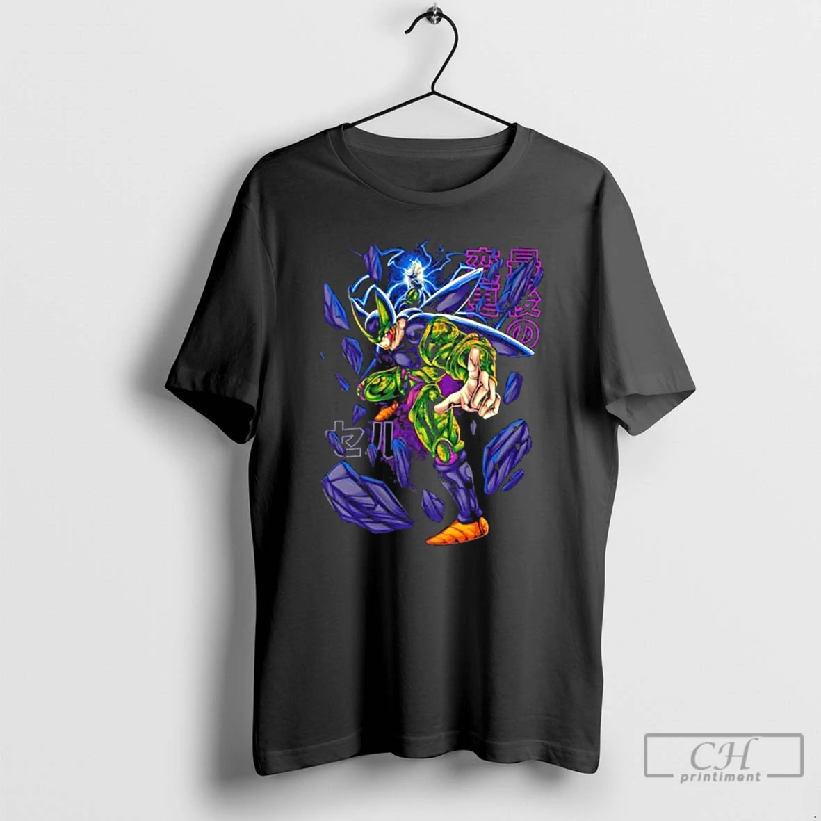 Classic Dragon Ball Z Cell Anime T Shirts Hoodie