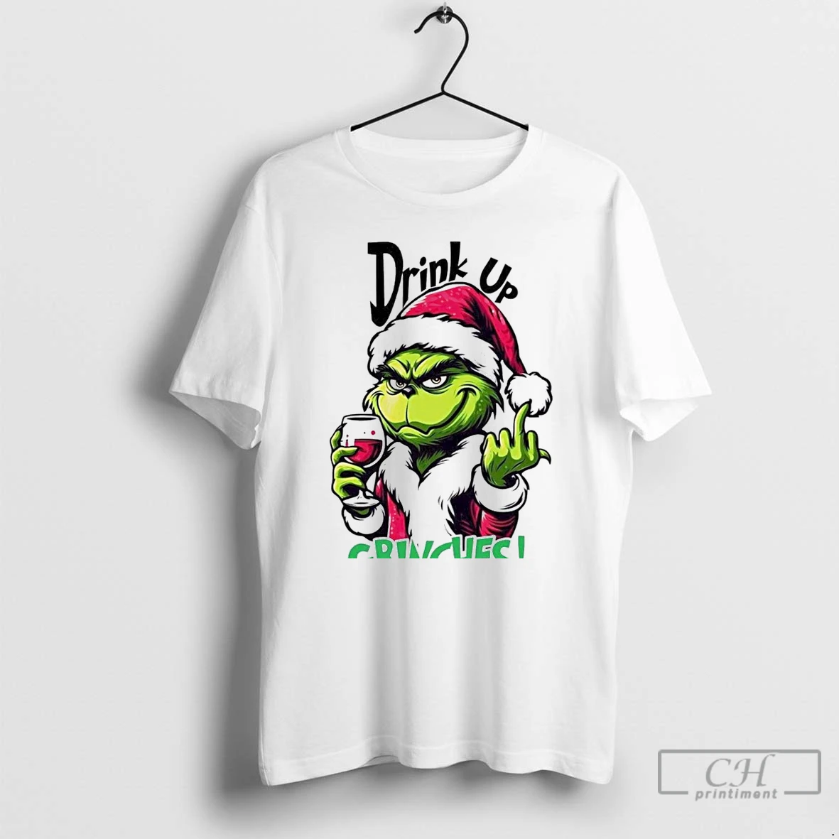 Classic Drink Up Grinches Christmas White T Shirts Hoodie