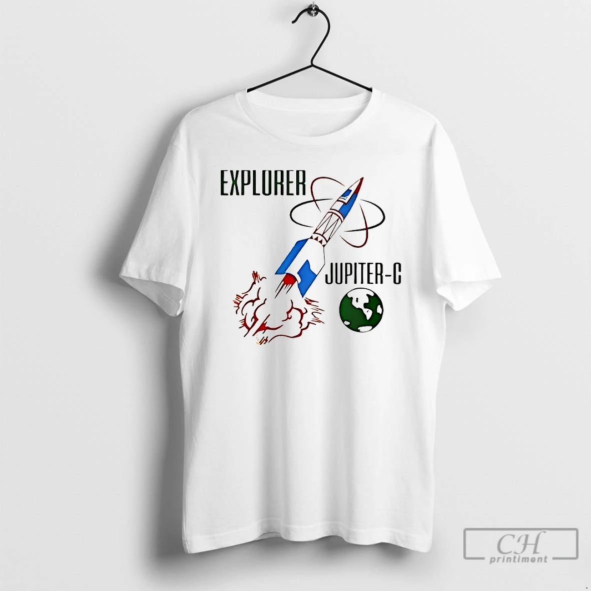 Classic Explorer Jupiter C Rocket T Shirts Hoodie