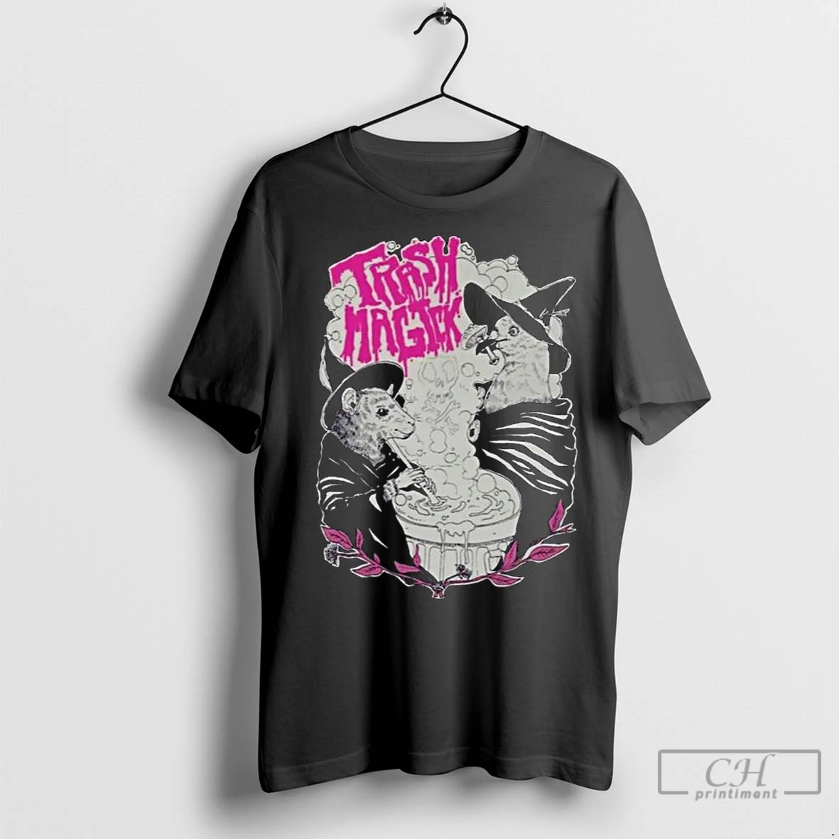 Classic Explosm Trash Magick Long Sleve T Shirt