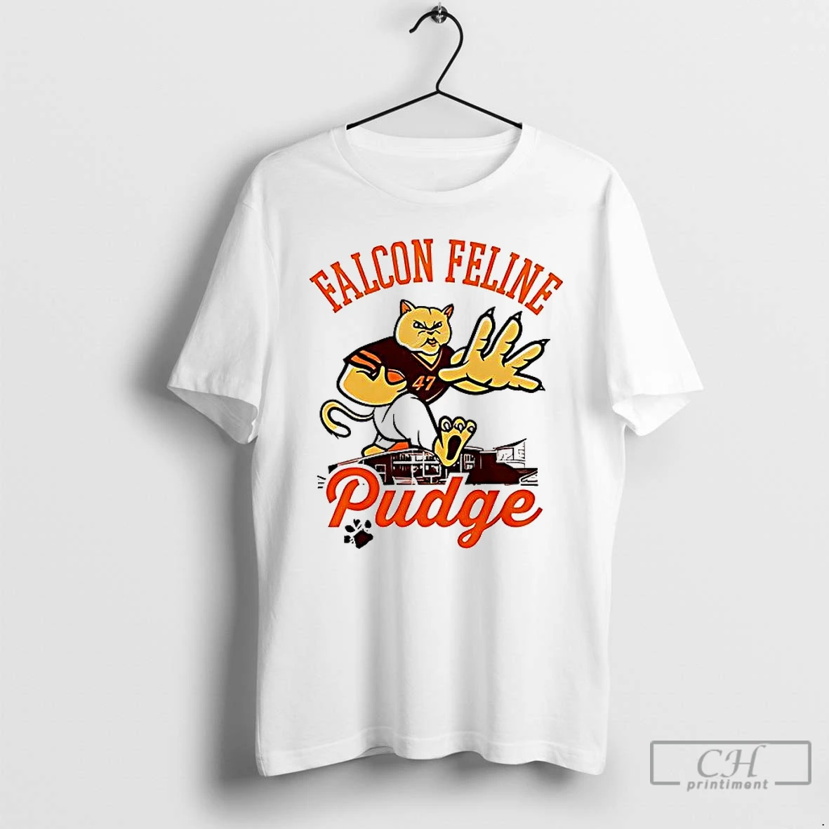Classic Falcon Felline Pudge The Cat Bgsu Football T Shirts Hoodie