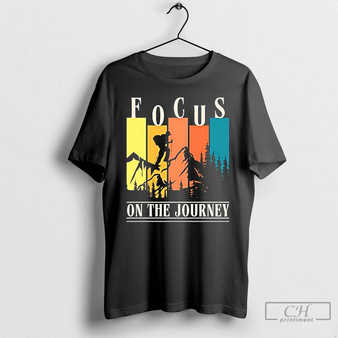 Classic Focus On The Journey T Shirts Hoodie 2