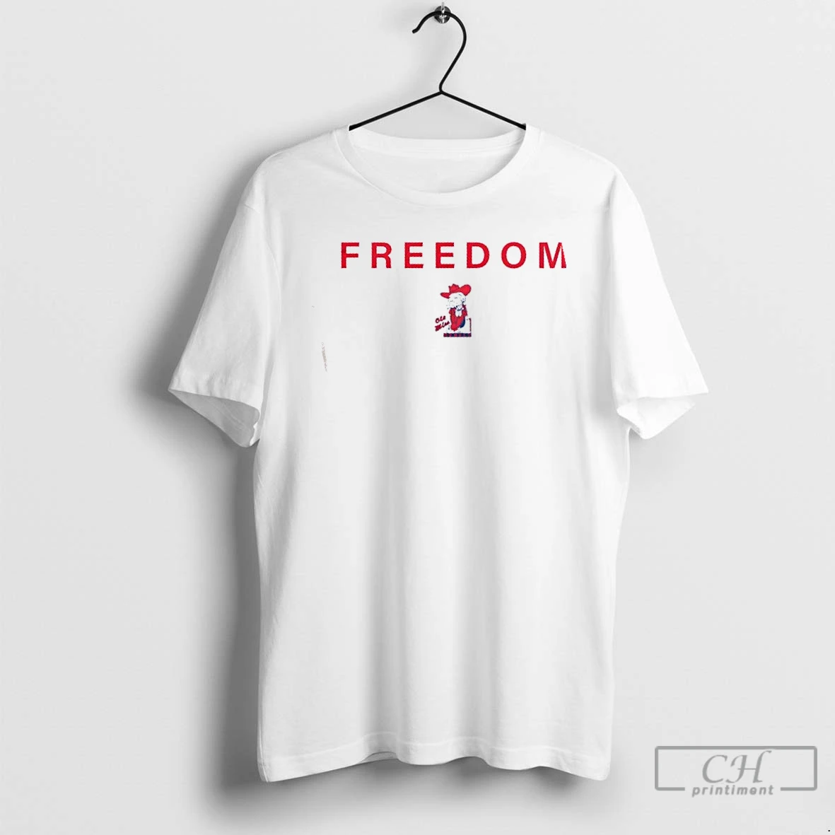 Classic Freedom Charlie Kirk X Mississippi Ole Miss Rebels 2 Sided T Shirts Hoodie