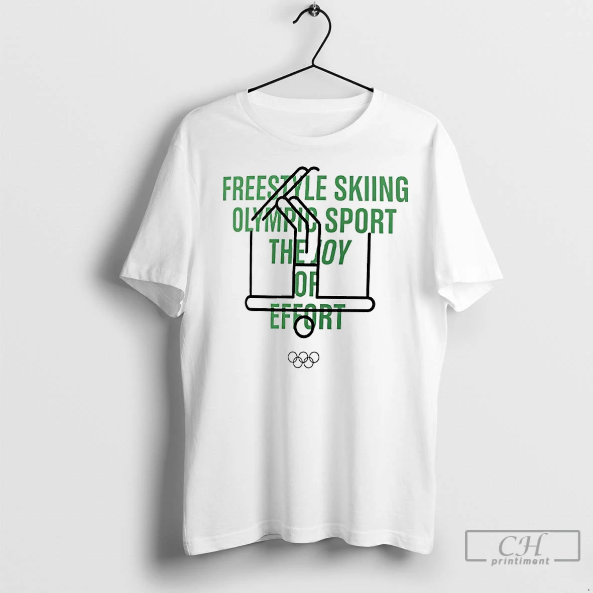 Classic Freestyle Skiing Olympic 2026 Sport The Joy Of Effort T Shirt
